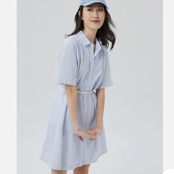 GAP Light Blue Shirt Dress - Picture 1 of 4